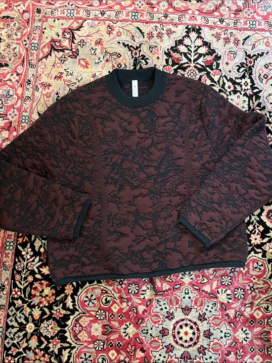 lululemon athletica Sweaters - Lululemon Jacquard Multi Textured Crew size 6